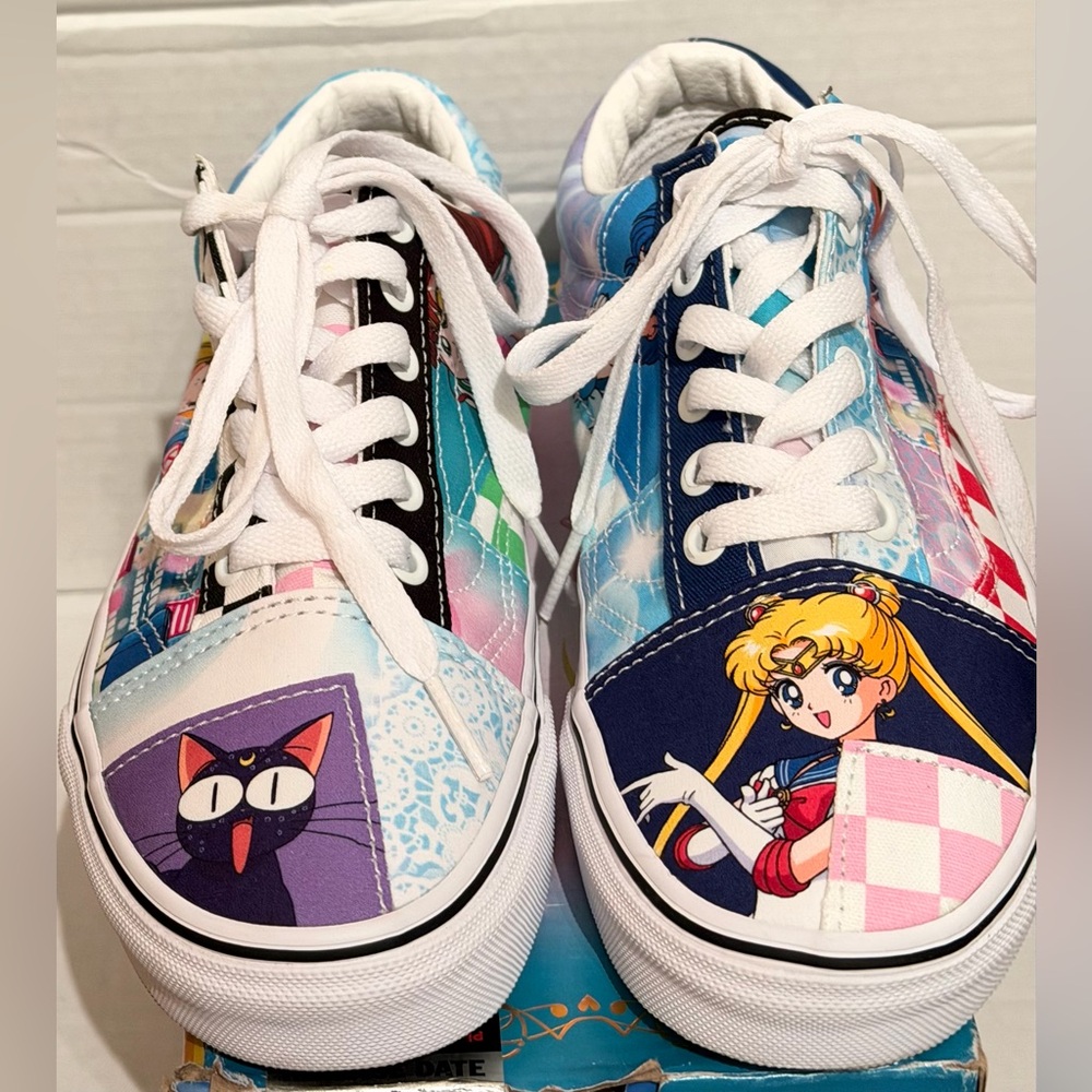 Vans Old Skool Patchwork-Pretty Guardian Sailor Moon 🌙💫